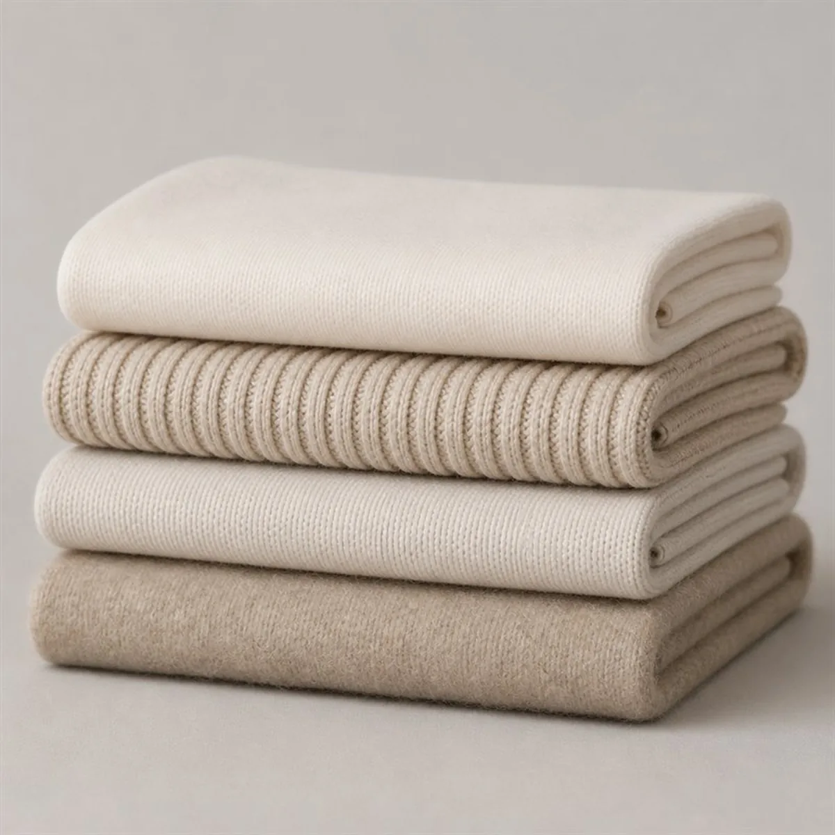 Fabric swatches fanned out on a table